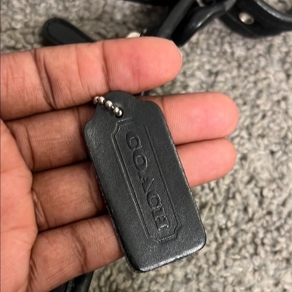 Coach Black Leather Shoulder Bag - Picture 2 of 5